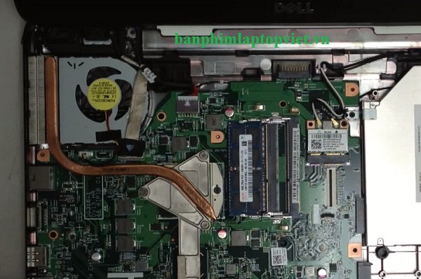 Hình ảnh Fan CPU trên main máy tính DEll inspiron N5050 