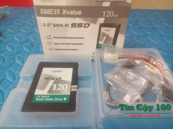 Full box SSD Kingmax 120GB SME35