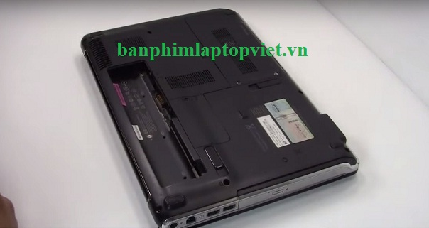 Hình ảnh thể hiện Rãnh lắp Pin laptop HP DV4