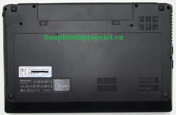 Pin laptop Lenovo G580 zin trên thân máy tính Lenovo Ideapad