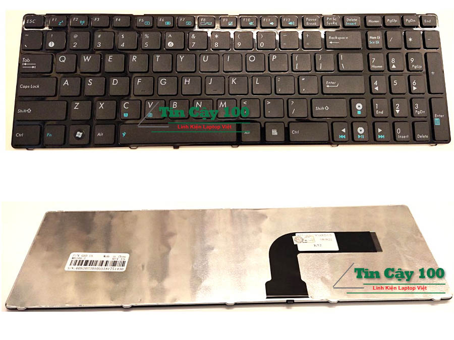 Bàn phím Laptop Asus K52D, K52DE, K52DR