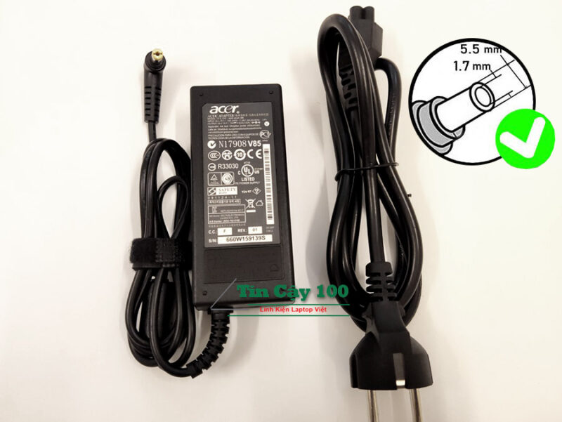 Sạc laptop Acer 19V-3.42A Adapter