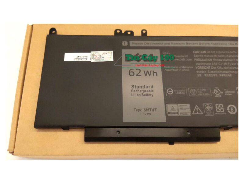 Thông số Pin laptop Dell Precision 3510 ZIN type 6MT4T