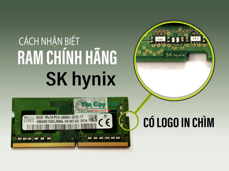 Phân biệt ram SKhynix 8g DDR4 chính hãng với ram skhynix Fake nhập khẩu