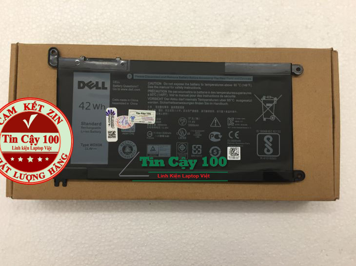 Pin laptop Dell Inspiron 5379 ZIN Type WDXOR