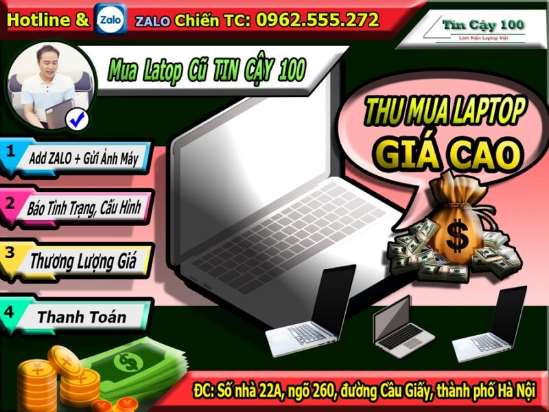 thu mua máy tính tại Nguyễn Phong Sắc, Duy Tân