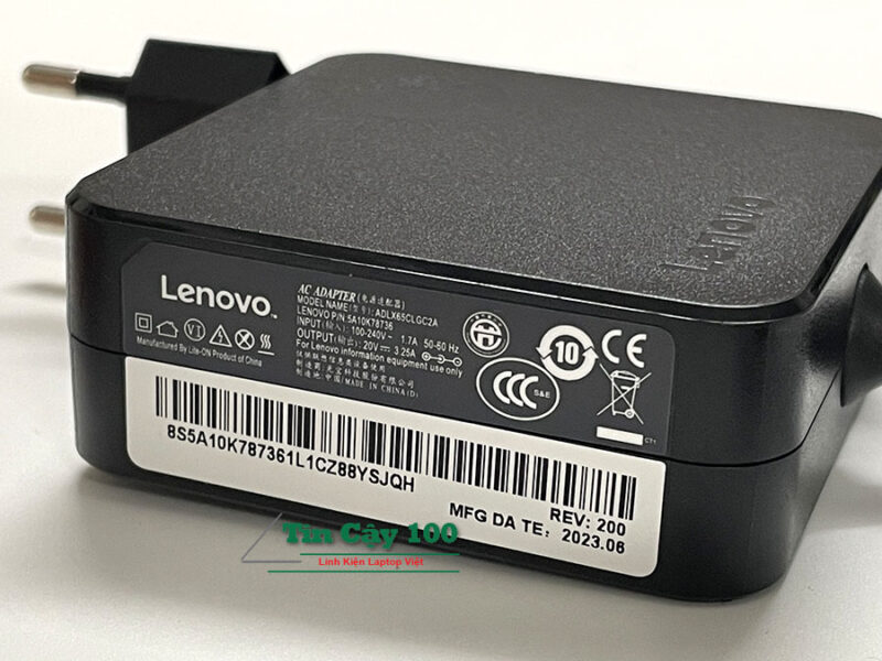 Thông số Sạc lenovo 20V-3.25A hộp Vuông ZIN