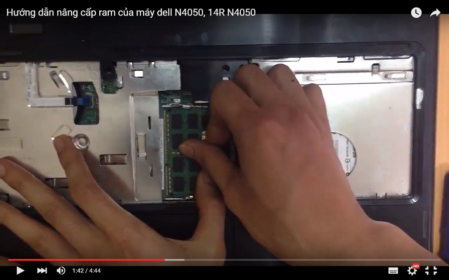 Video hướng dẫn nâng cấp Ram laptop DEll N4050
