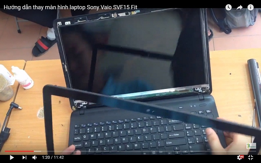 Hướng dẫn tự thay màn hình laptop Sony vaio tại nhà