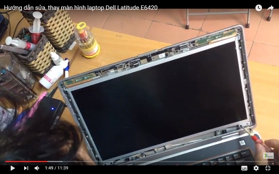 Tổng hợp video hướng dẫn tự thay màn hình laptop Dell