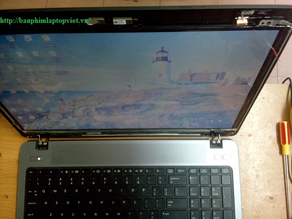 Bộ bản lề trên thân laptop HP probook 450 G1, G0