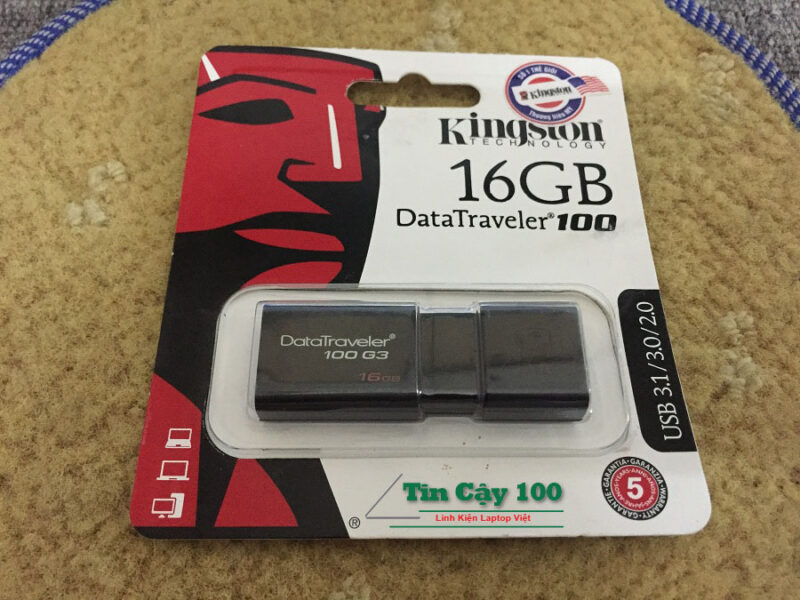 Bộ nhớ USB Kingston 16GB DataTraveler 100