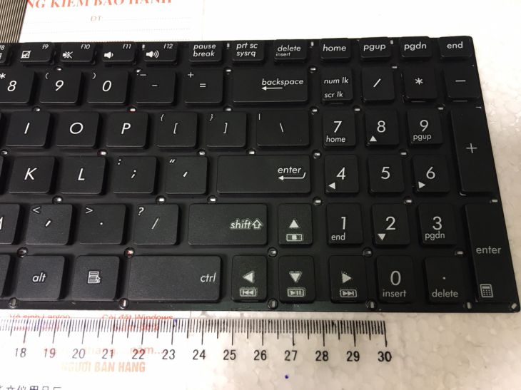 Cận cảnh bàn phím Laptop ASUS X550CA, X550CC, X550LA, X550LAV