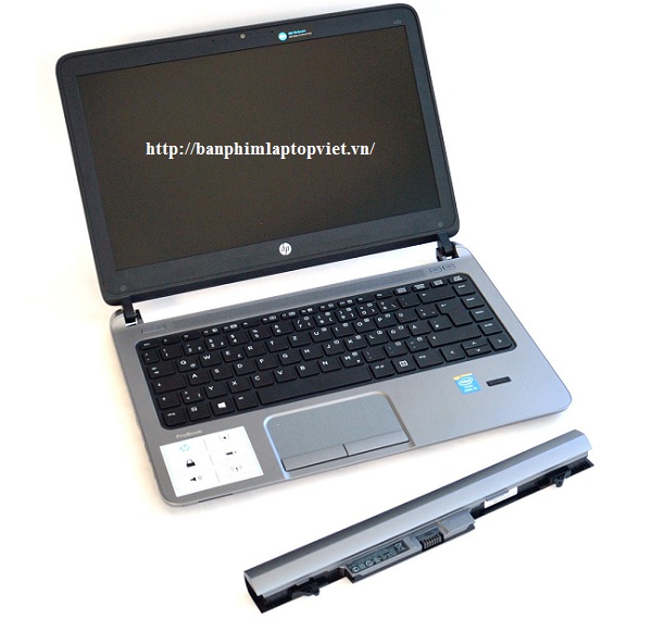 Thể hiện hình ảnh Pin trên thân máy tính HP probook 430 G1