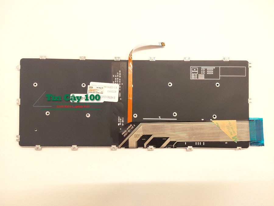 Bàn phím laptop Dell Latitude 3400 Zin LED phiên bản 2019