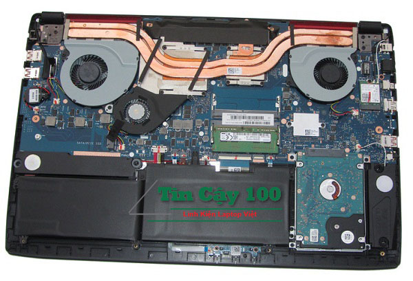 Nội thất của laptop Asus GL702VM