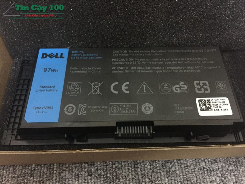 Hình ảnh Pin laptop Dell Precision M4700 tại Tin Cậy 100.