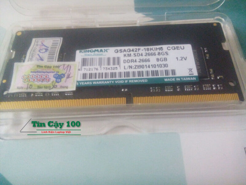 Ram Laptop Kingmax 8GB DDR4 bus 2666 1.2V