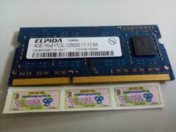Ram ELPIDA 4GB DDR3L-1600 PC3L-12800S 1.35V