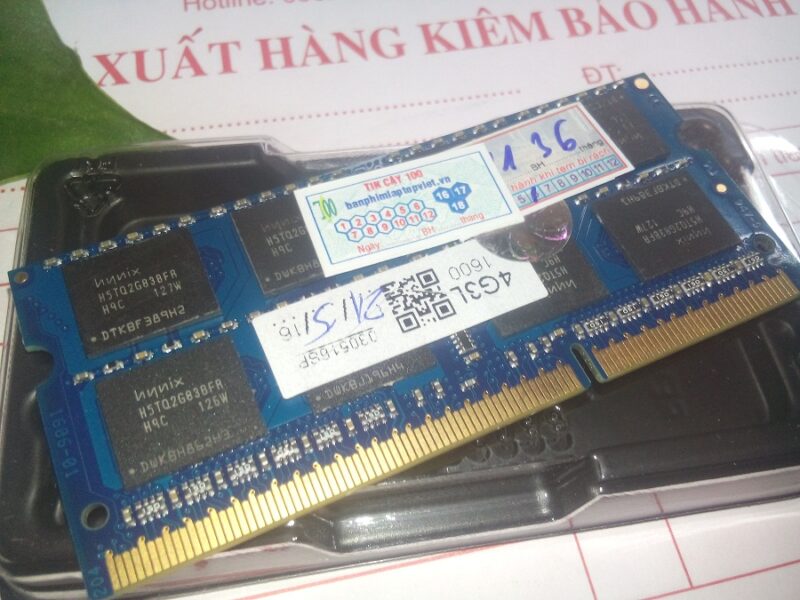 Ram 4G bus 1600 PC3L cung cấp tại Tin Cậy 100