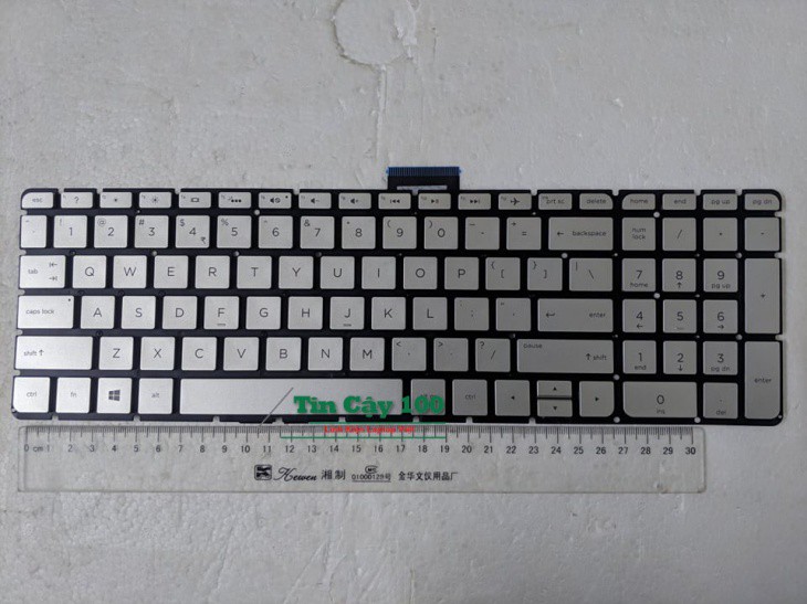 Bàn phím laptop HP 15s-fq1021TU, 15s-fq series màu Bạc