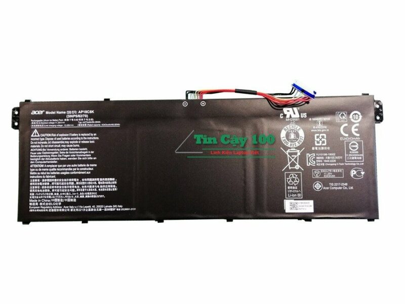 Địa chỉ chuyên thay thế sửa chữa pin laptop acer chính hãng giá rẻ.