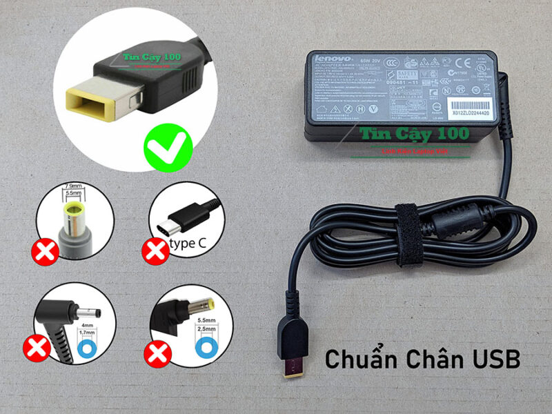 Chuẩn chân sạc laptop Lenovo ThinkBook 15-IML 15IIL 20RW 20SM chân USB