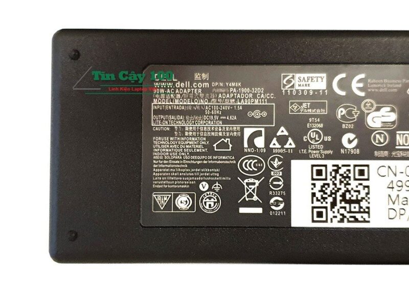 Thông số điện áp sạc Laptop DELL Inspiron 15 7500 7501 7506