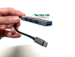 Bộ chia Type-C ra 4 cổng USB 3 ORICO