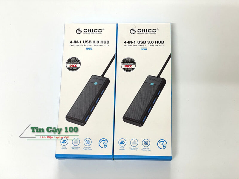 HUB chia cổng USB ra 4 cổng USB 3.0 Chính Hãng ORICO