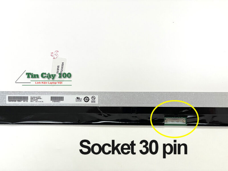 Chuẩn cable 30 pin màn hình laptop Lenovo Ideapad S340-15API model 81NC.