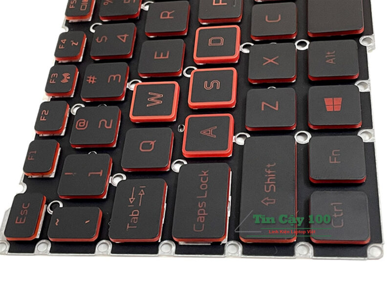 Giá bàn phím laptop Acer Nitro 5 AN515-43 AN515-54 Led Đỏ.