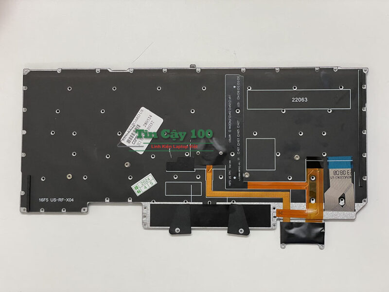 Giao diện mặt sau bàn phím Laptop Lenovo Thinkpad X1 Carbon Gen 5 Zin