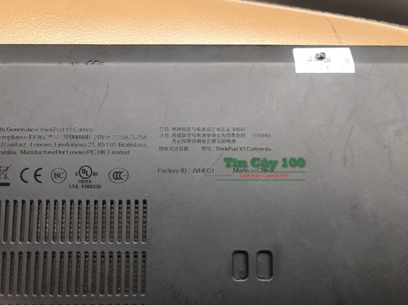Tên máy Lenovo Thinkpad X1 carbon gen6