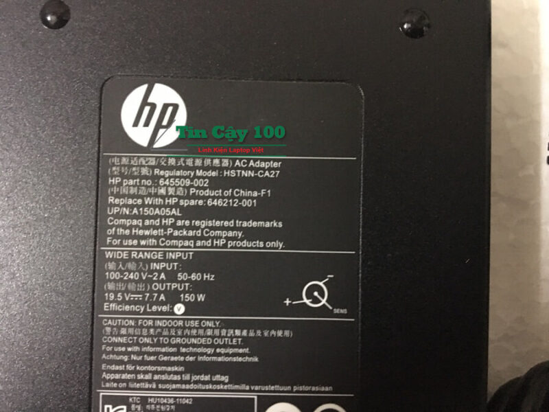 Thông số điện áp sạc laptop HP 15-cb 15-cb503tx 15-cb540tx 15-cb045wm.