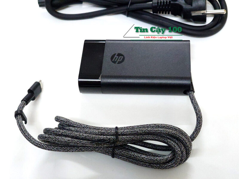 Bộ sạc laptop HP chân Type C Oval Hãng.