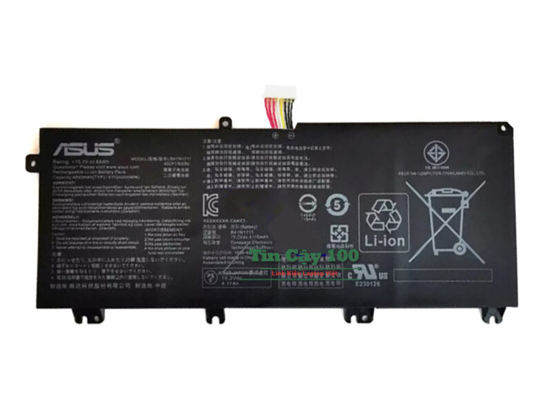 Pin laptop Asus TUF F17 FX705 FX705DT FX705DD FX705GM cáp ngắn.